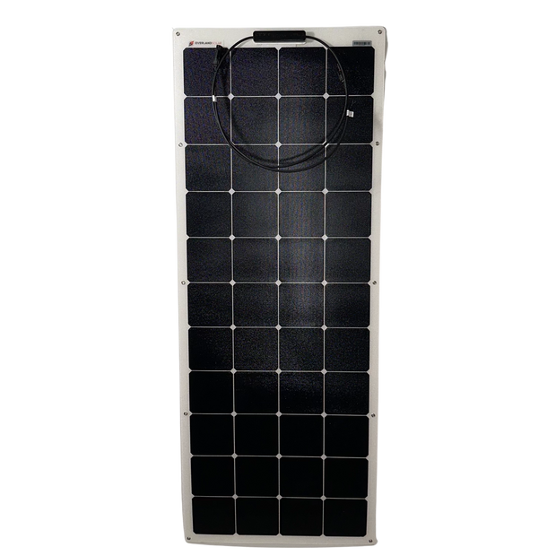 120w hard-wearing semi-flexible sunpower solar panel